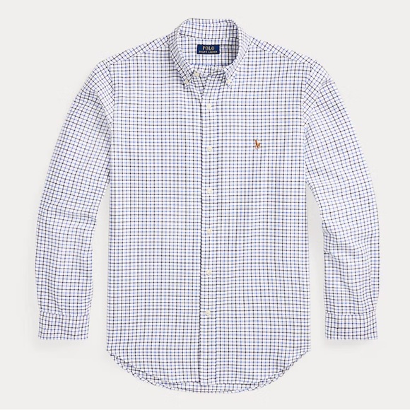 Ralph Lauren Other - Ralph Lauren Boys Button Down Blue and White Checkered Shirt